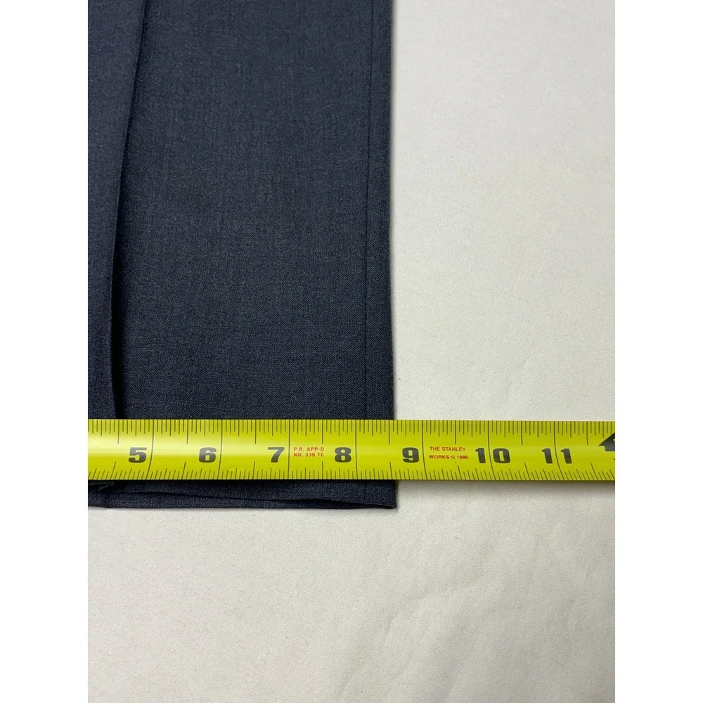 Brooks Brothers 346 Mens Wool Stretch Dress Pants Charcoal Grey W38 L29 73551027